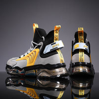 Men's Shoes High Top Shoes Thick Soled Breathable