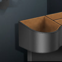 Seat gap storage box for cars