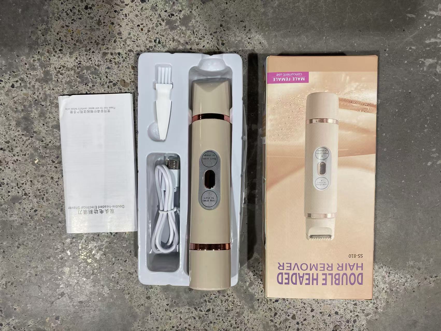Dual-Head Electric Shaver Painless Women
