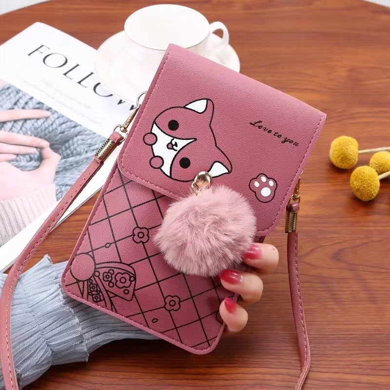 Vertical Touch Screen Phone Bag Women's Crossbody