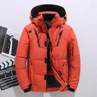 Outdoor Windproof Hooded Jacket Leisure Sports Coat Men