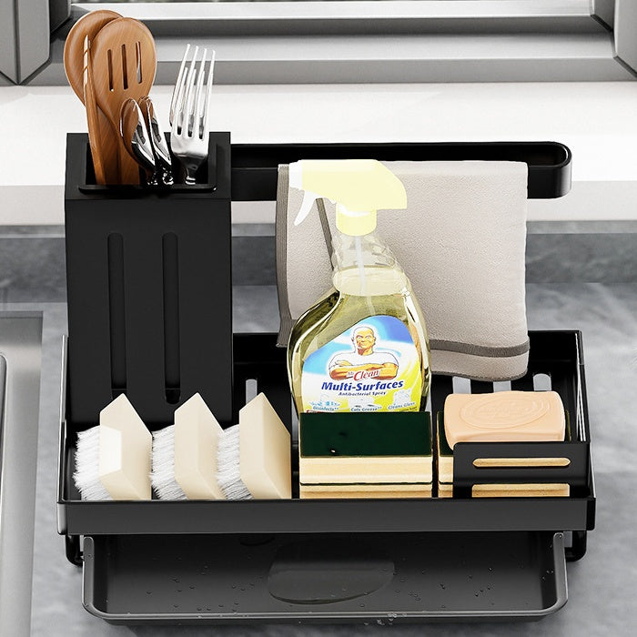 Kitchen Storage Rack Cloth Drain Rack No Punching