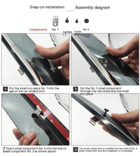 Car Modification Decoration Window Rain Block Board