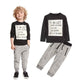 Cotton Long Sleeves T-shirt Pants 2 pcs Suit For 3-7 Years