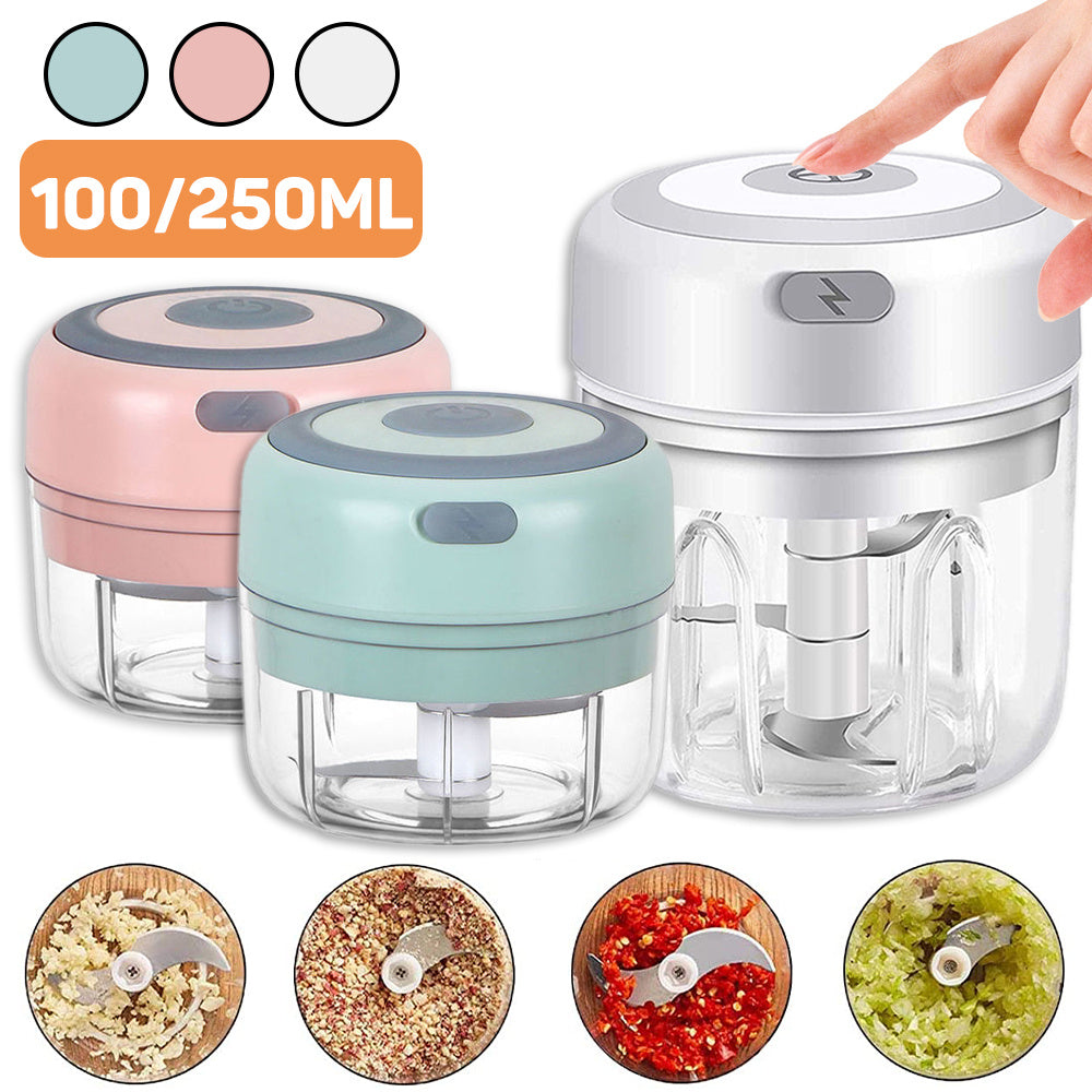 Electric Garlic Chopper USB Charging Ginger Masher Machine