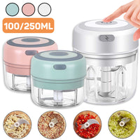 Electric Garlic Chopper USB Charging Ginger Masher Machine