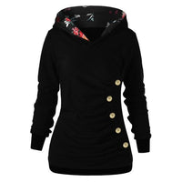 Casual fashion solid color pullover hoodie