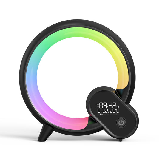 Creative Q Light Ana log Sunrise Digital Display Alarm Clock