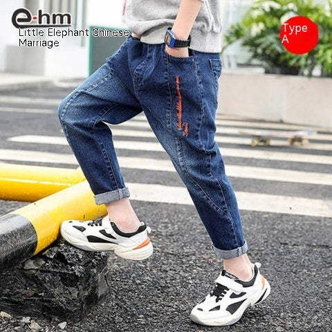 Boys' Denim Trousers Trousers Children's Clothing AMI Cart