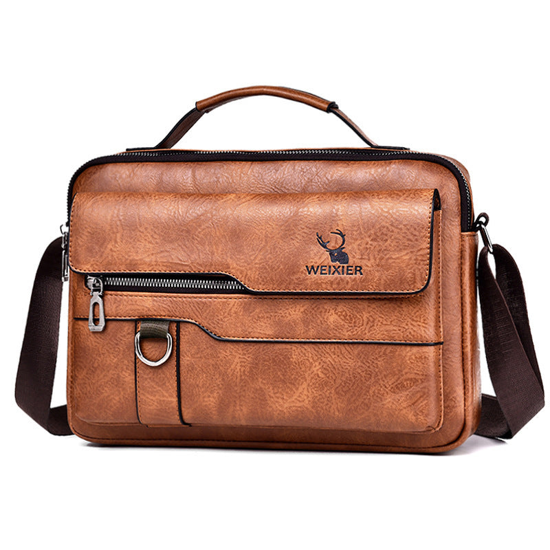 Men's Messenger Bag One Shoulder Retro Business