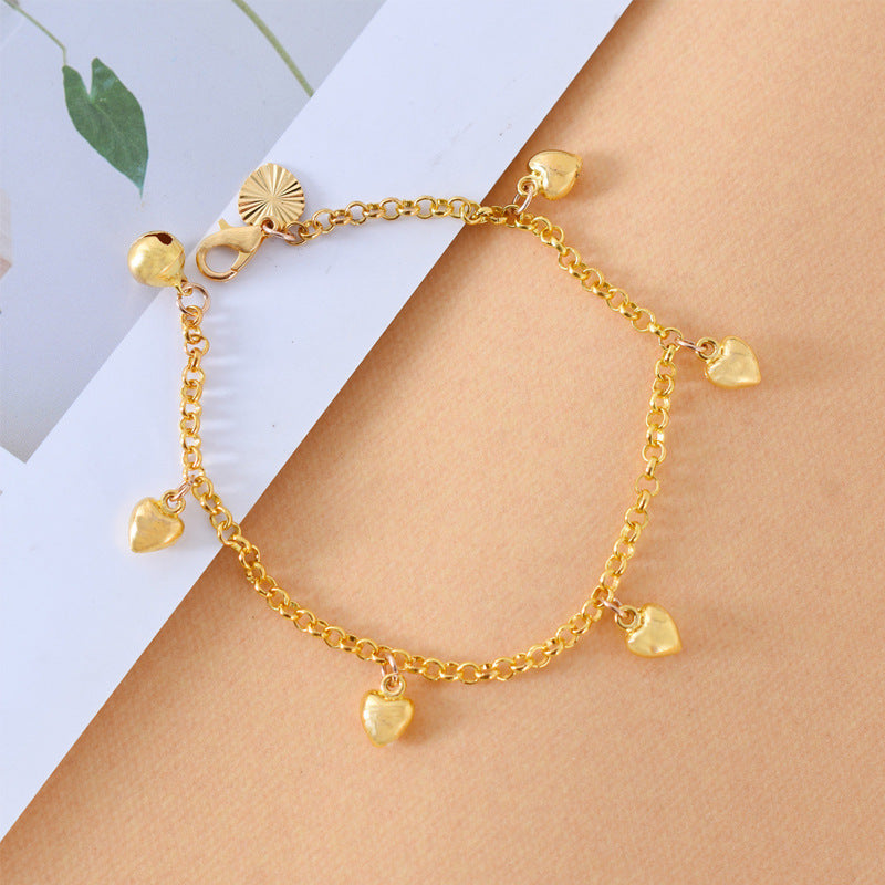 Versatile Women Heart Charms Bracelet Women & Teen Girls