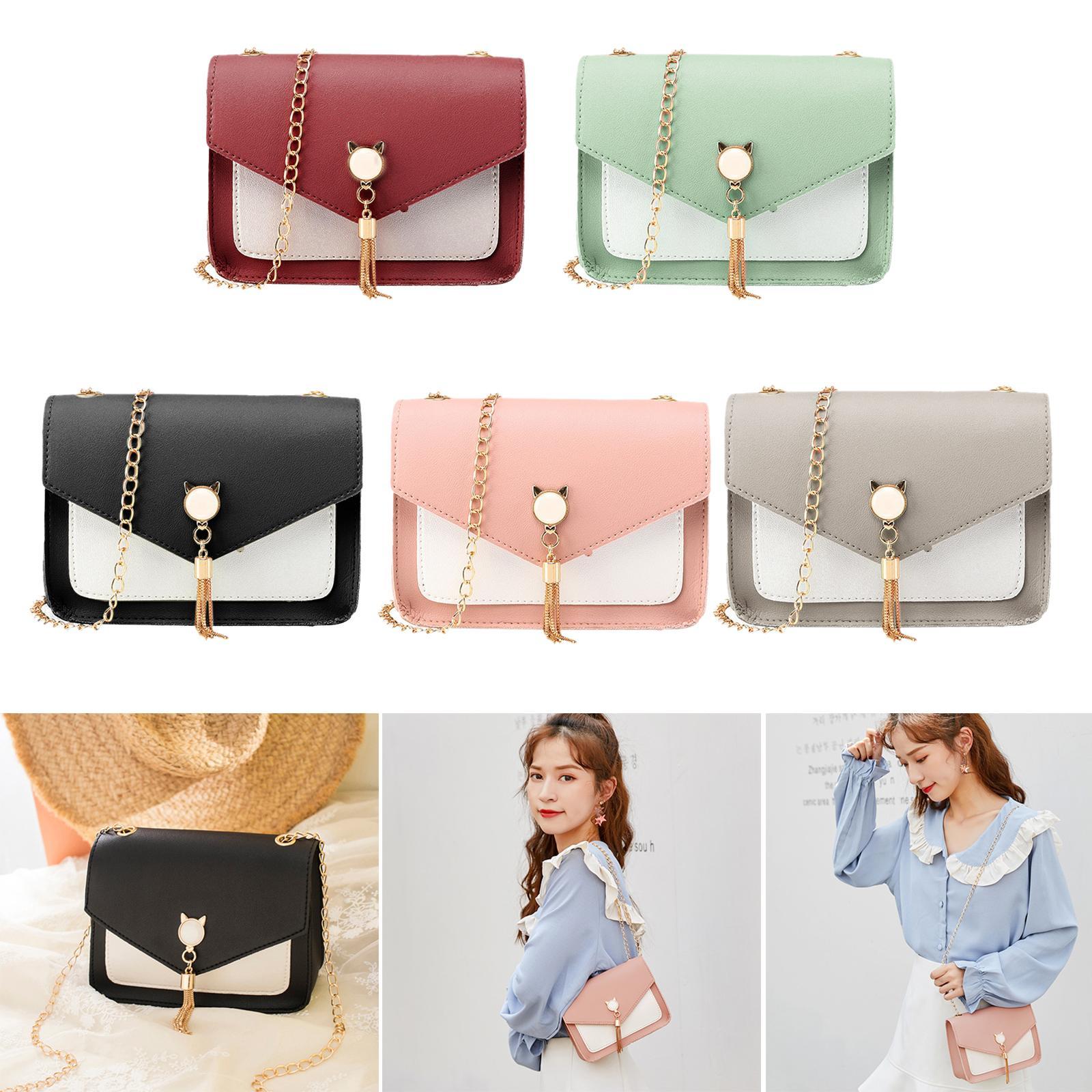 Small Messenger Bag New Sweet And Cute Cat Tassel Decoration