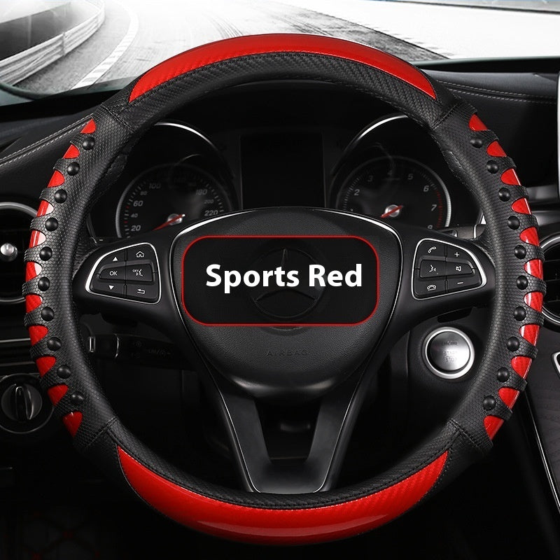Leather Four Season  Steering Wheel Cover