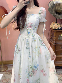 Tea Break French White Dress