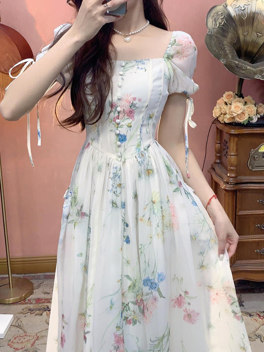 Tea Break French White Dress