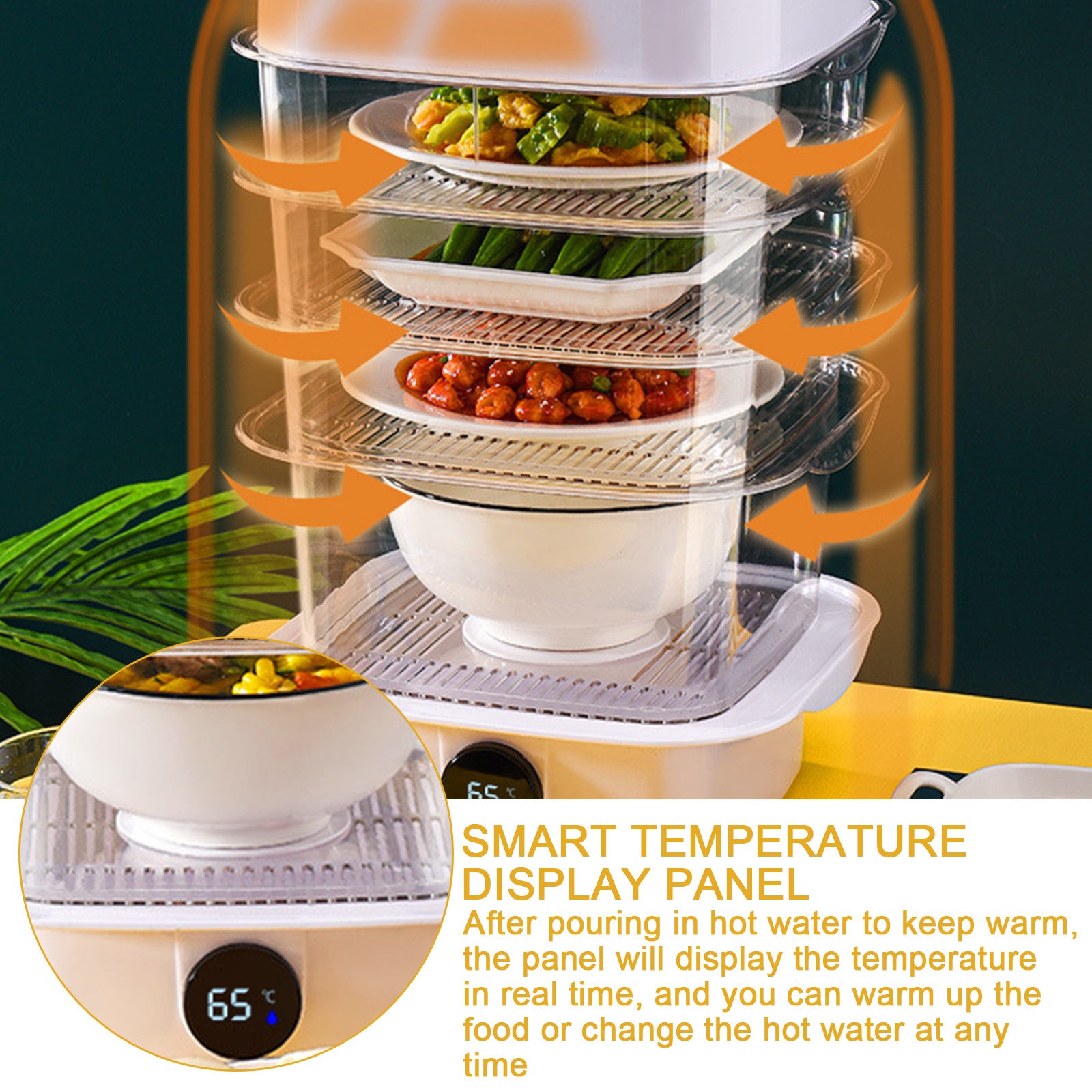 Multi-layer Dish Cover Heat Preservation Kitchen Cover