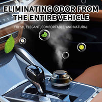 Car Air Freshener, Solar Rotating Car Essential Oil Diffuser.