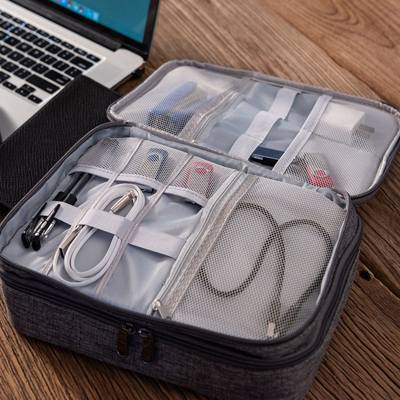 Electronics Organizer Travel Cable Organizer Bag Waterproof