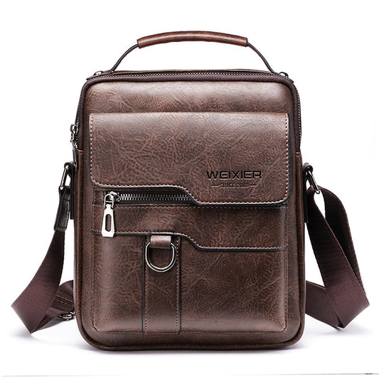 Men's Messenger Bag One Shoulder Retro Business