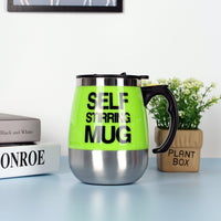 Electric Self Stirring Coffee Mug Cup Stainless Steel Automatic