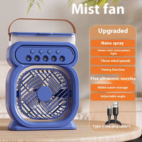 3 In 1 Portable Air Conditioner Evaporation Air Cooler LED
