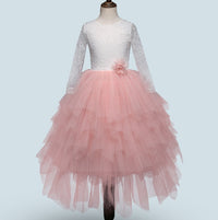 Children's Skirt Lace Long-sleeved Girls