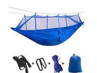 Outdoor Parachute Cloth Hammock Couble with Mosquito Net
