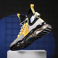 Men's Shoes High Top Shoes Thick Soled Breathable