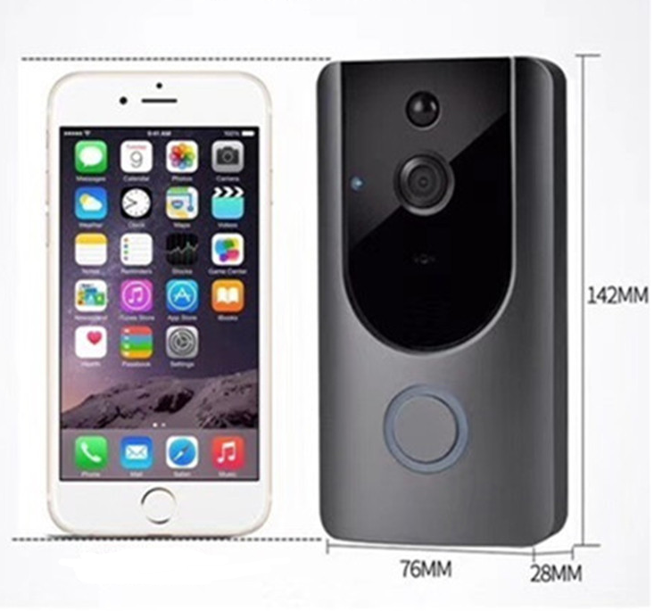 Video Doorbell Camera Visual Intercom With Chime Night Vision
