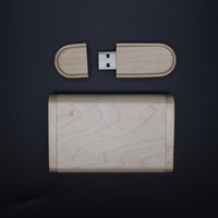 wooden lettering business USB