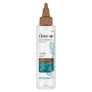Dove Amplified Textures Leave-on Treatment: Hydrating Scalp Tonic and Moisturizing Hair Treatment for Dry Scalp, 3.2 oz