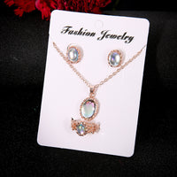 jewelry set Fashion Europe and new necklace earring