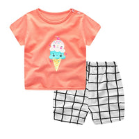 Baby Boy Summer Clothes T-shirt Baby Girl Casual Clothing Sets
