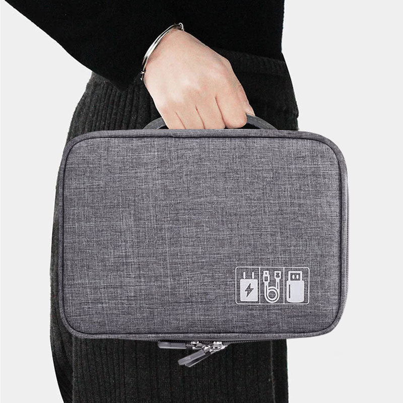 Electronics Organizer Travel Cable Organizer Bag Waterproof