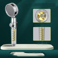 Small Waist Supercharged Shower Head Twin-turbo