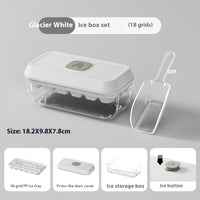 32 Grid Silicone Ice Cube Tray Mould With Lid