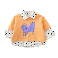 Children 0-3 years old vest shirt two-piece suit