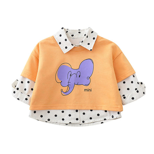 Children 0-3 years old vest shirt two-piece suit