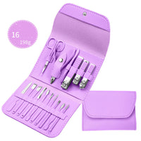 Professional Scissors Nail Clippers Set Ear Spoon Dead Skin Pliers
