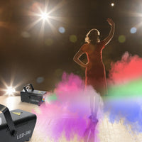 1Pc 400W Fog Machine RGB LED Party Club DJ Fogger Rapid Heating Remote Control Wedding Stage Smoke Machine