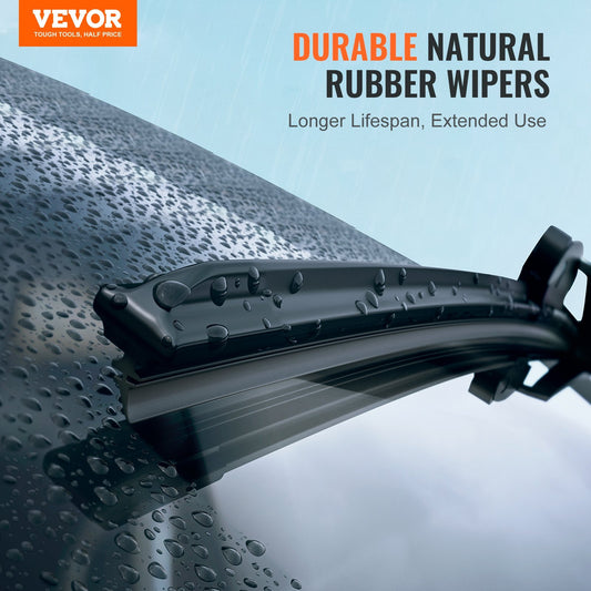 Rubber Wiper Blades, 51 Cm Universal Replacement Wind Shield Wiper