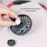 Mini Portable Hanging Neckband Fan USB Rechargeable