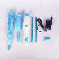 New Electrinic Hair Brush Spin Electric Hand Duster