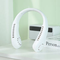 Mini Hanging Handheld Leafless Hanging Neck Fan Portable Silent