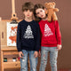 Kids' Sweater Jacket Long-sleeved Round Collar Overpull