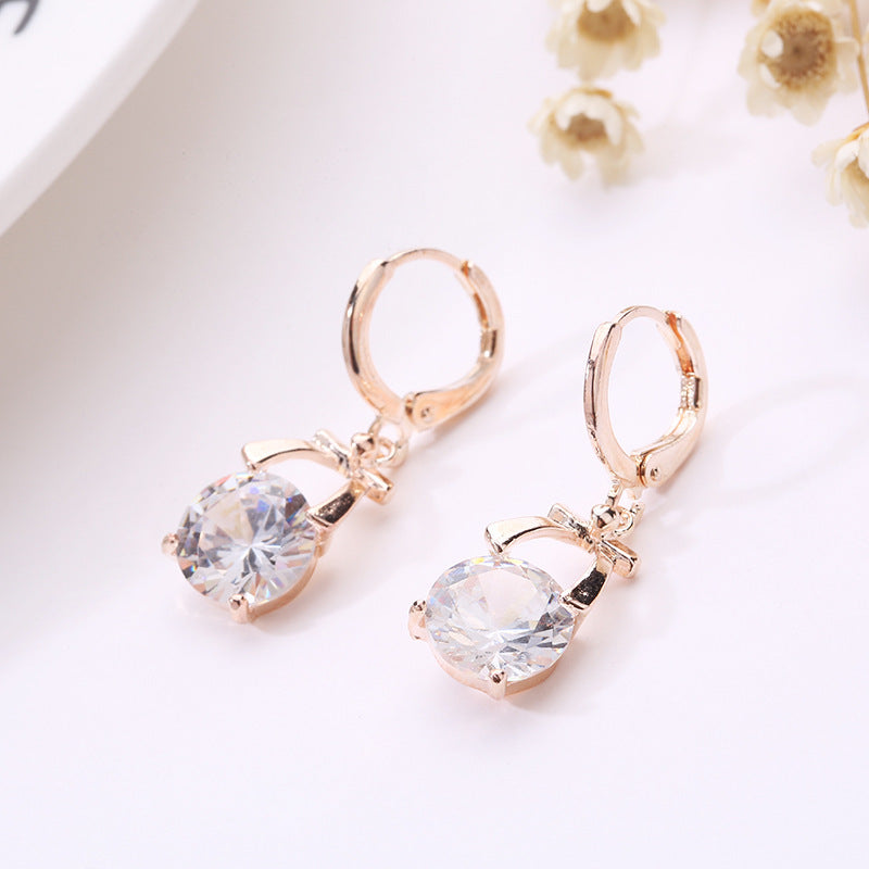 , Europe and America new jewelry, crystal earrings, jewelry set,
