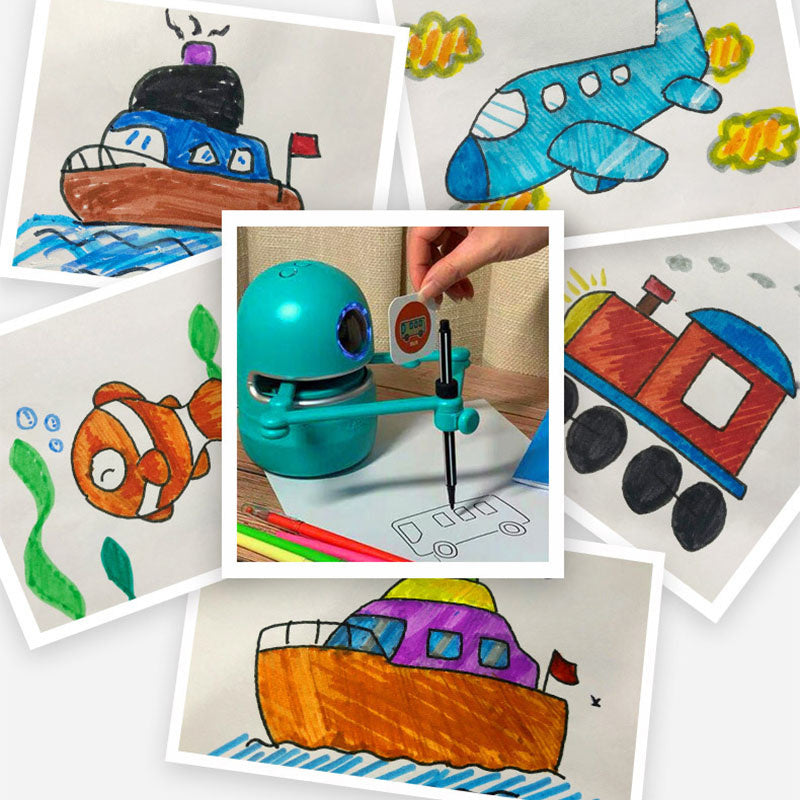 Painting Robot Kindergarten Children Students AMI Cart
