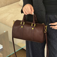 Retro Portable Cowhide Crossbody Bag