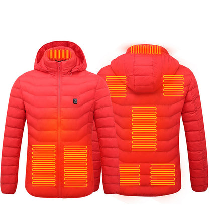 Heated Jacket Coat USB Electric Jacket Cotton Coat Heater