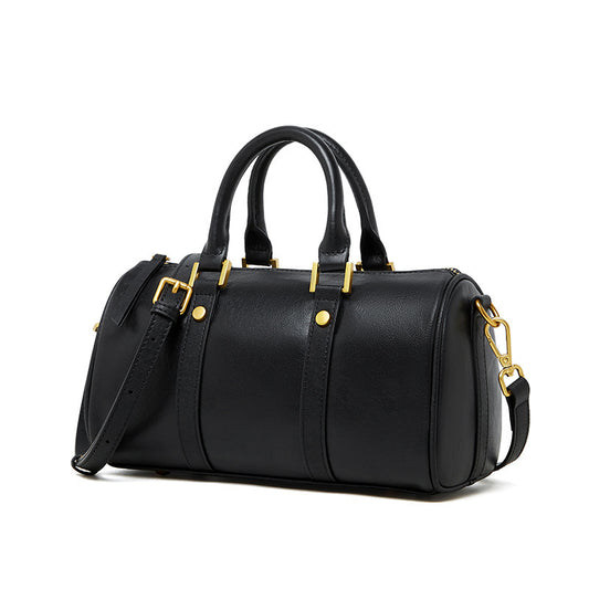 Retro Portable Cowhide Crossbody Bag